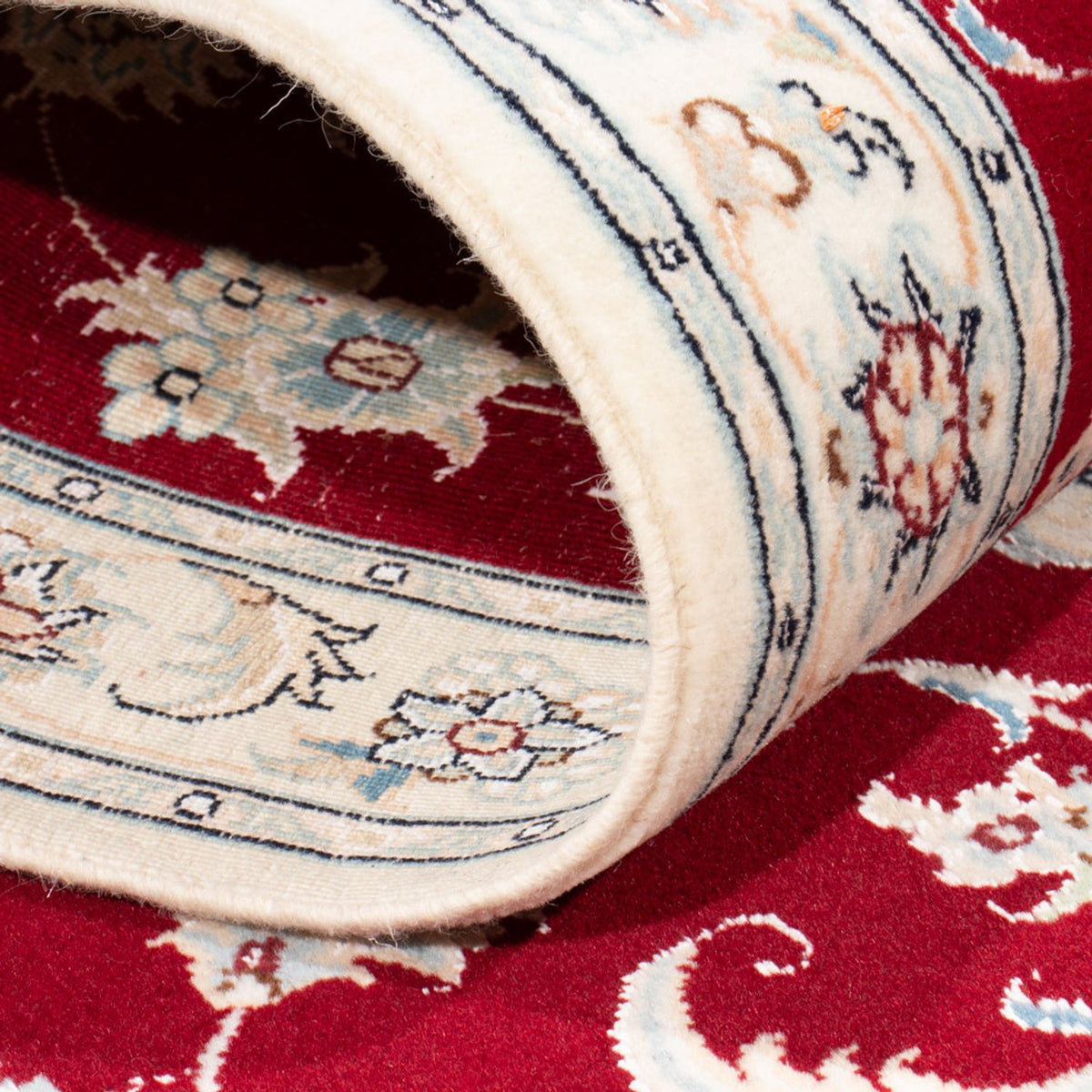 Runner Perser Rug - Nain - Royal - 206 x 80 cm - red