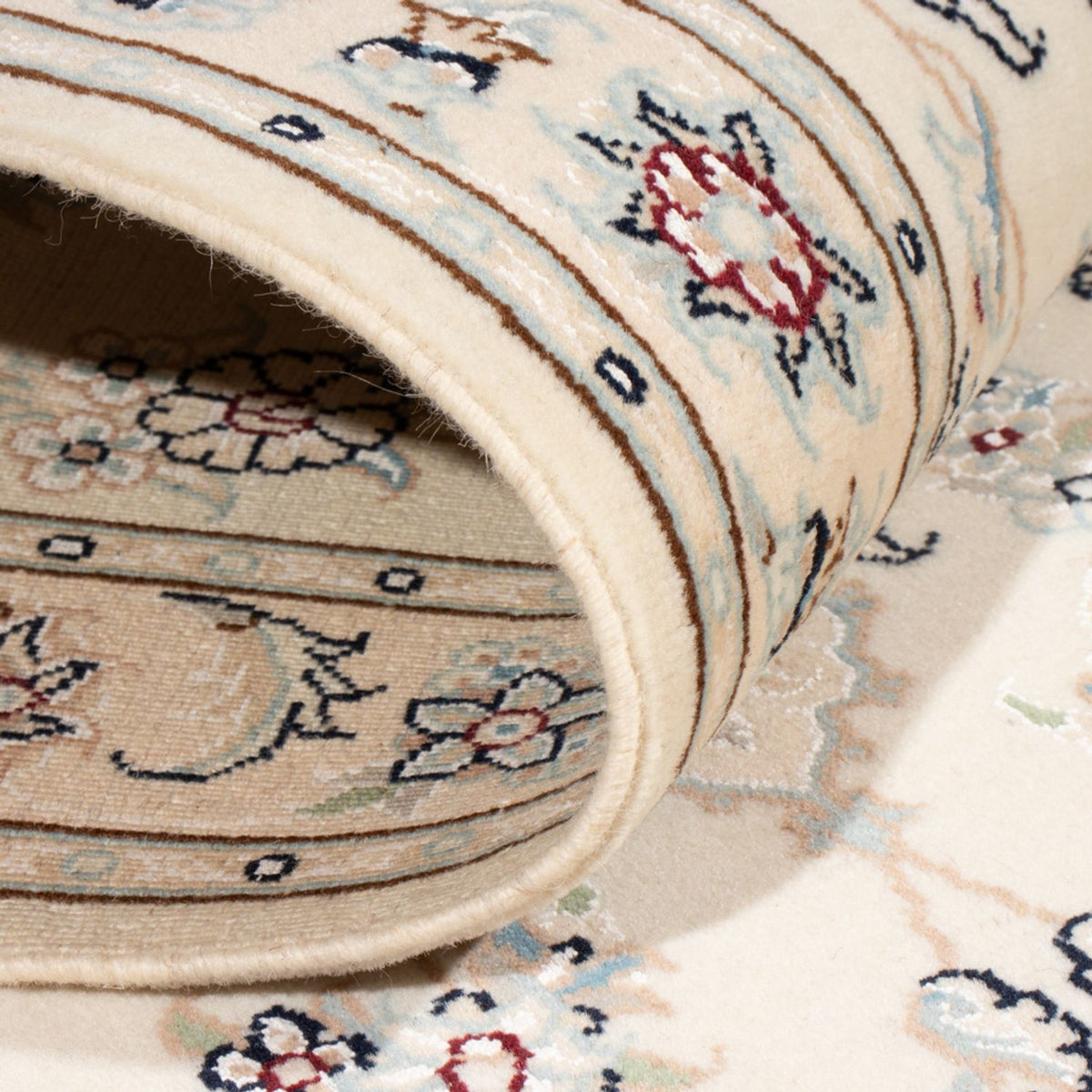 Runner Perser Rug - Nain - Royal - 200 x 80 cm - cream