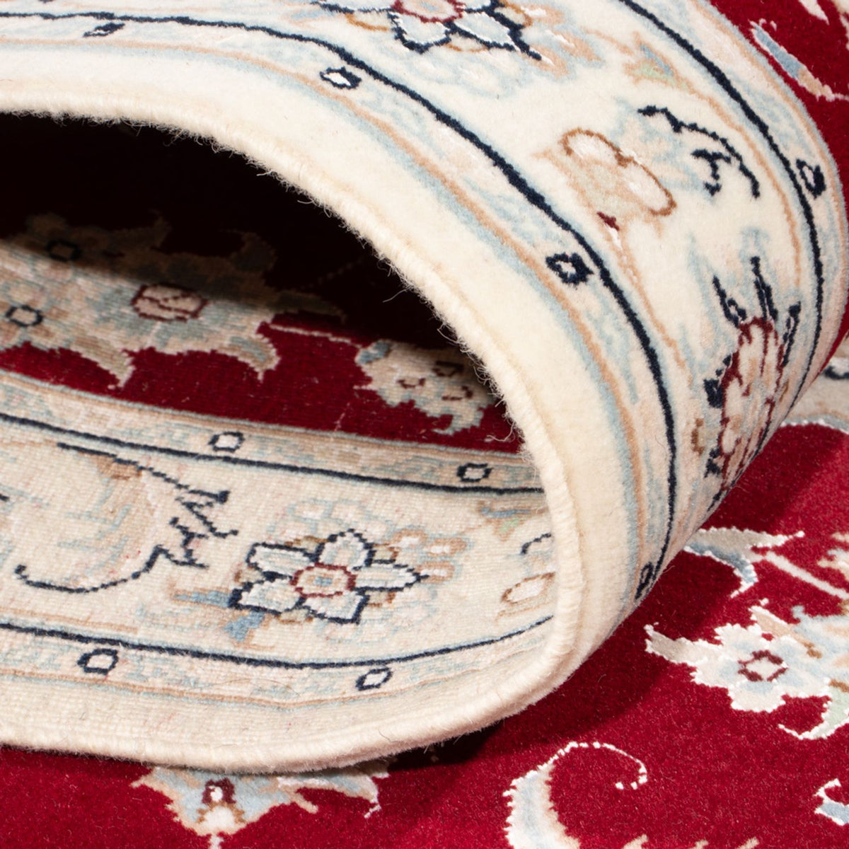 Runner Perser Rug - Nain - Royal - 200 x 80 cm - red