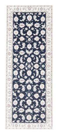 Runner Perser Rug - Nain - Royal - 198 x 78 cm - dark blue
