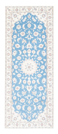 Runner Perser Rug - Nain - Royal - 197 x 82 cm - light blue
