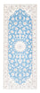 Runner Perser Rug - Nain - Royal - 197 x 82 cm - light blue