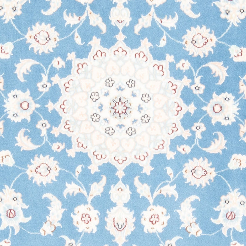 Runner Perser Rug - Nain - Royal - 197 x 82 cm - light blue