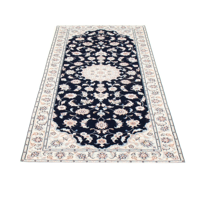 Runner Perser Rug - Nain - Royal - 198 x 81 cm - dark blue