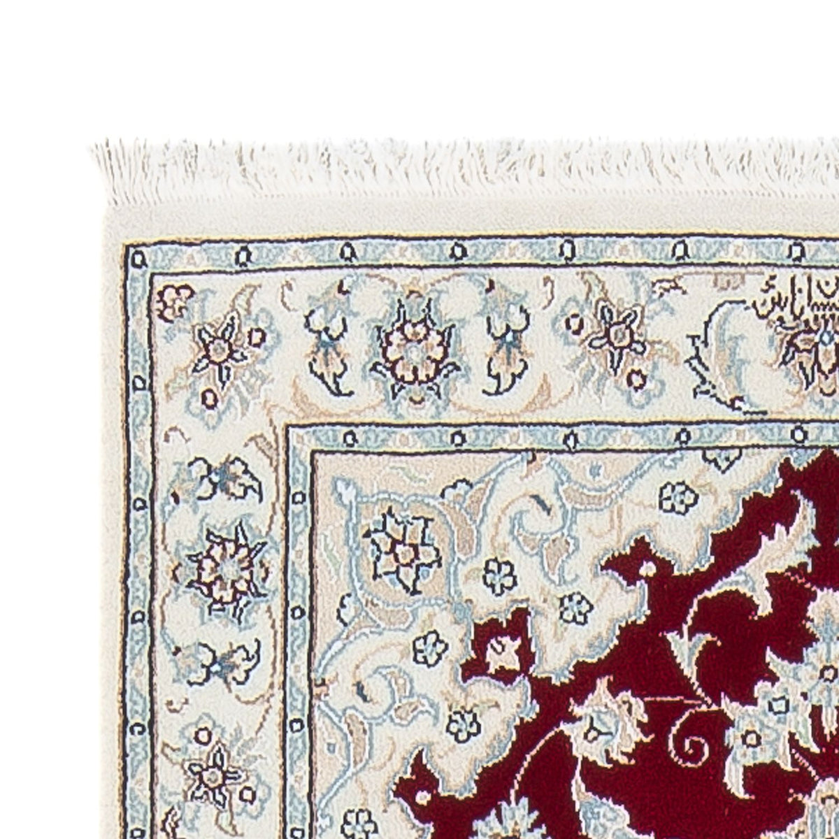 Runner Perser Rug - Nain - Premium - 243 x 81 cm - red