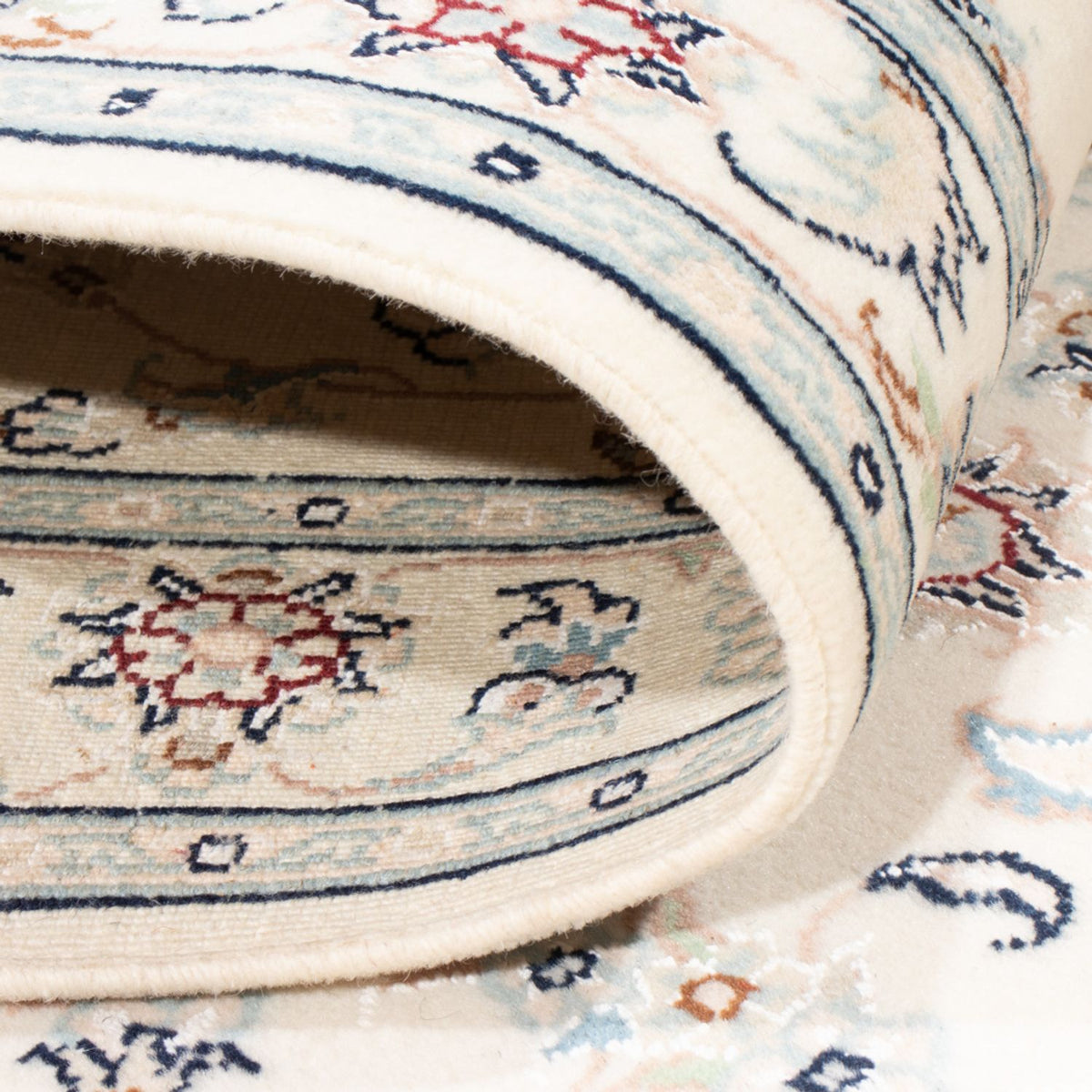 Runner Perser Rug - Nain - Royal - 199 x 81 cm - cream