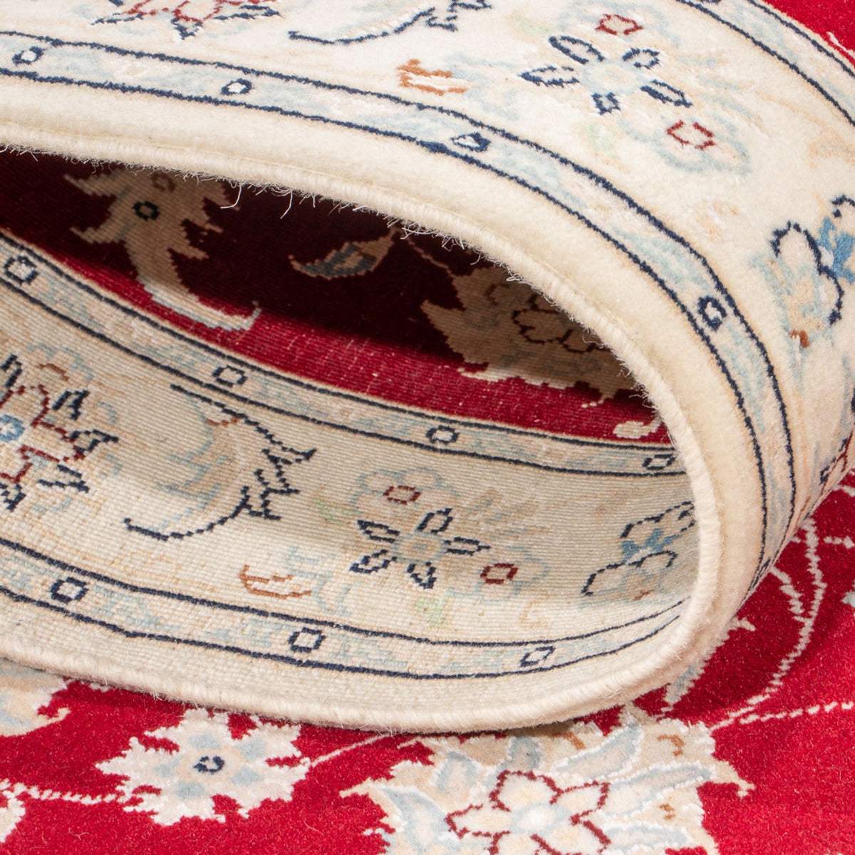 Runner Perser Rug - Nain - Premium - 248 x 82 cm - red