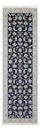 Runner Perser Rug - Nain - Premium - 248 x 82 cm - dark blue