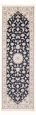 Runner Perser Rug - Nain - Premium - 241 x 83 cm - dark blue