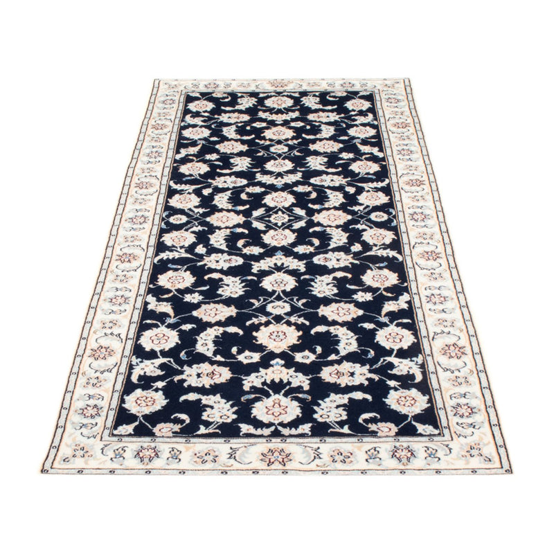 Runner Perser Rug - Nain - Royal - 200 x 80 cm - dark blue