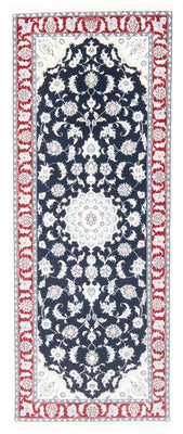 Runner Perser Rug - Nain - Royal - 203 x 81 cm - dark blue