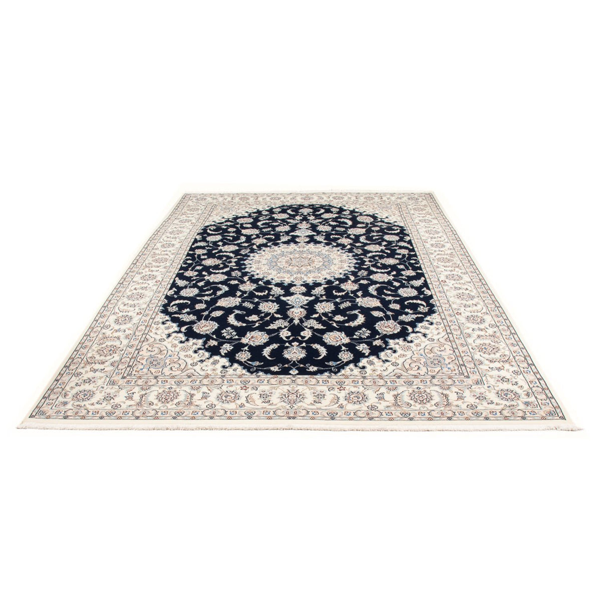 Perser Rug - Nain - Premium - 296 x 196 cm - dark blue