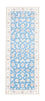 Runner Perser Rug - Nain - Royal - 200 x 80 cm - light blue