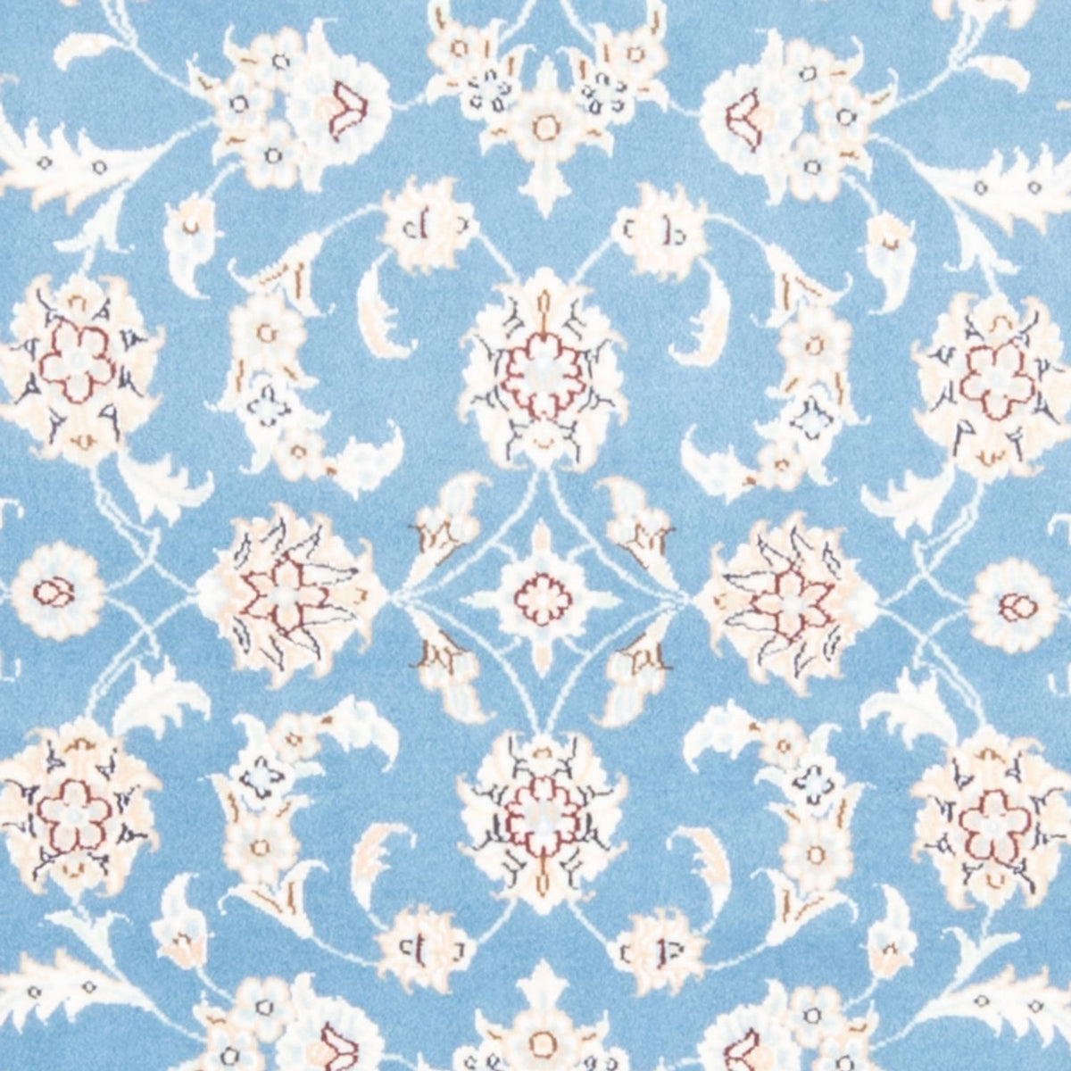 Runner Perser Rug - Nain - Royal - 200 x 80 cm - light blue