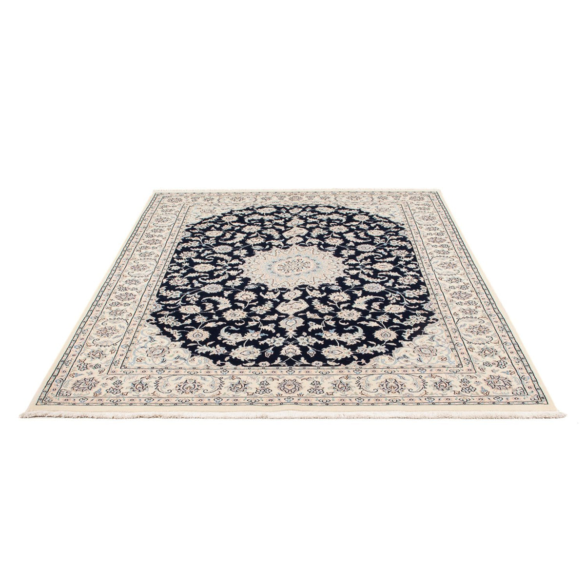 Perser Rug - Nain - Premium - 205 x 148 cm - dark blue