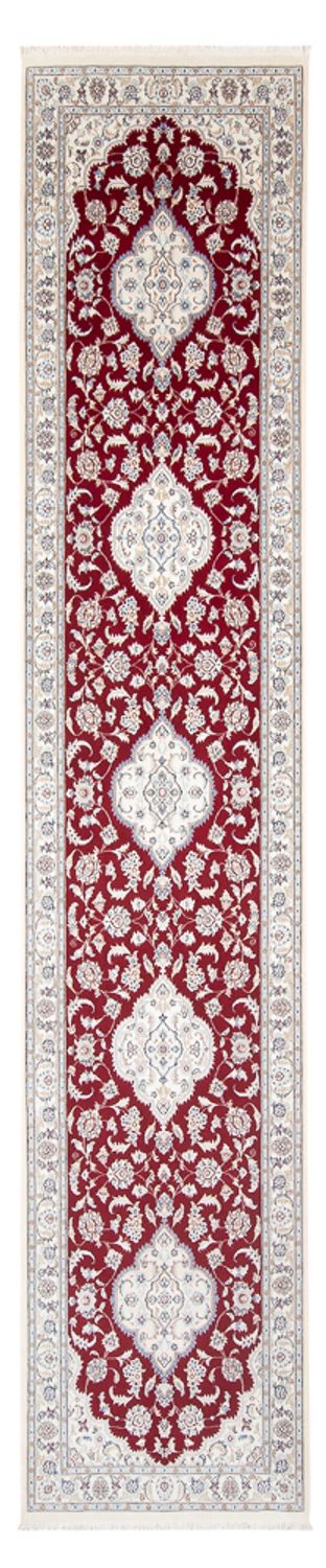 Runner Perser Rug - Nain - Premium - 390 x 89 cm - red