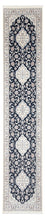 Runner Perser Rug - Nain - Premium - 388 x 88 cm - dark blue