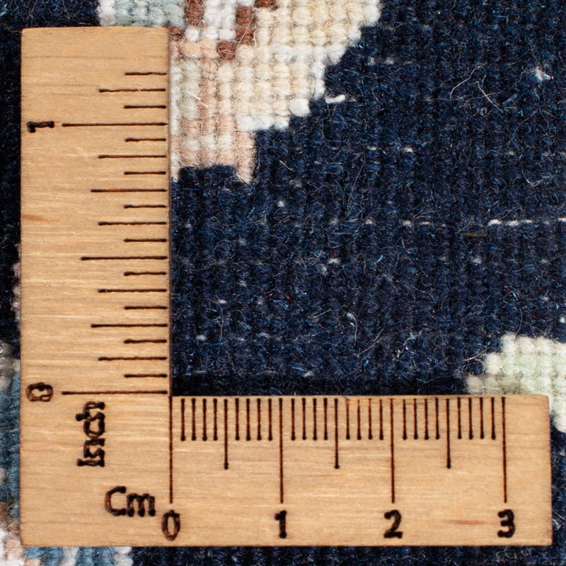 Runner Perser Rug - Nain - Premium - 388 x 88 cm - dark blue