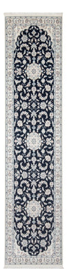 Runner Perser Rug - Nain - Premium - 302 x 80 cm - dark blue