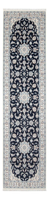 Runner Perser Rug - Nain - Premium - 305 x 82 cm - dark blue