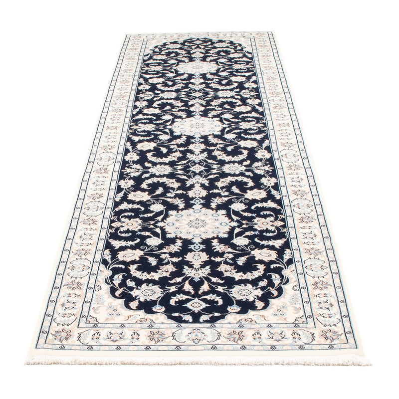Runner Perser Rug - Nain - Premium - 305 x 82 cm - dark blue
