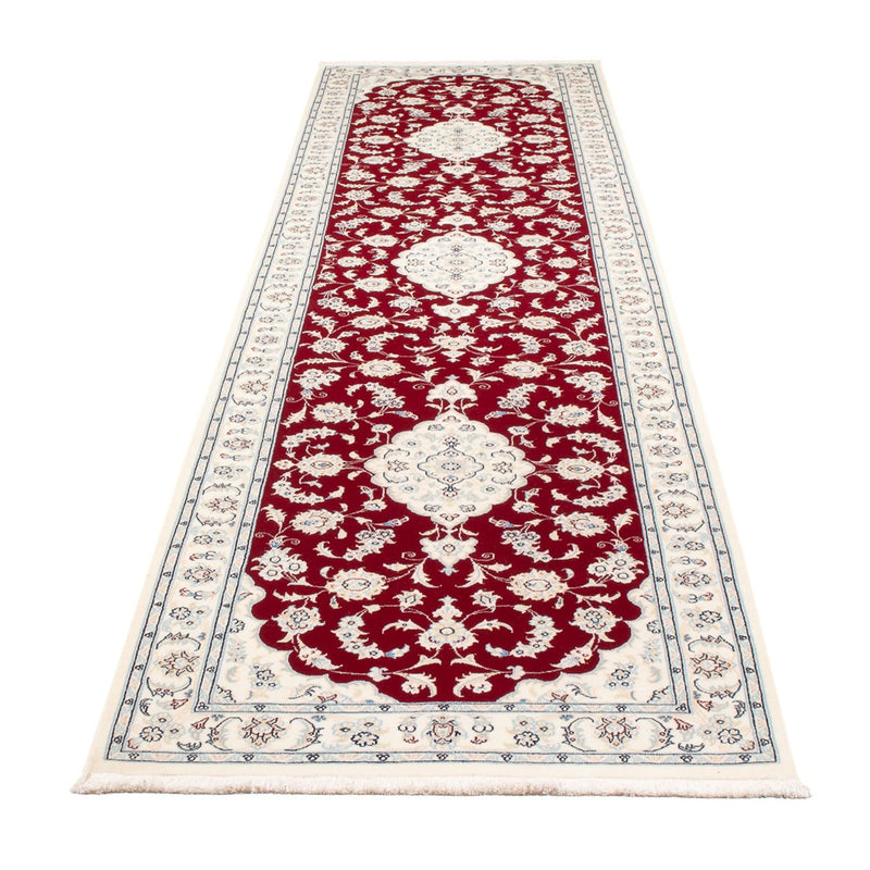 Runner Perser Rug - Nain - Premium - 344 x 80 cm - red