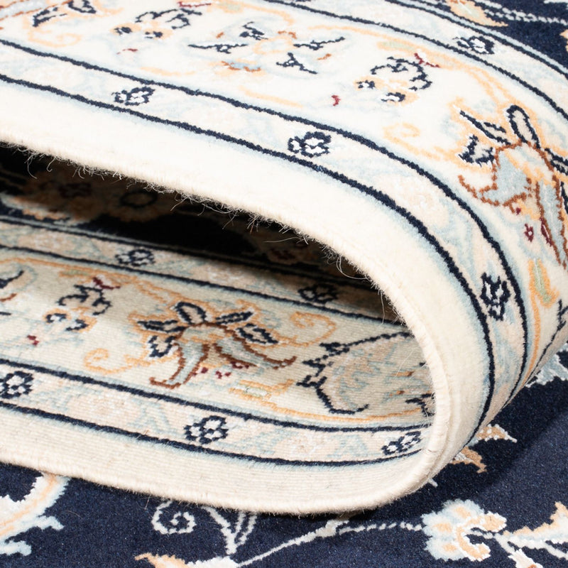 Runner Perser Rug - Nain - Premium - 302 x 83 cm - dark blue