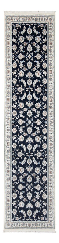 Runner Perser Rug - Nain - Premium - 302 x 82 cm - dark blue