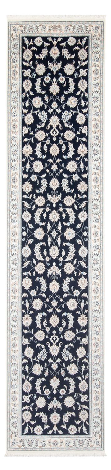 Runner Perser Rug - Nain - Premium - 339 x 85 cm - dark blue