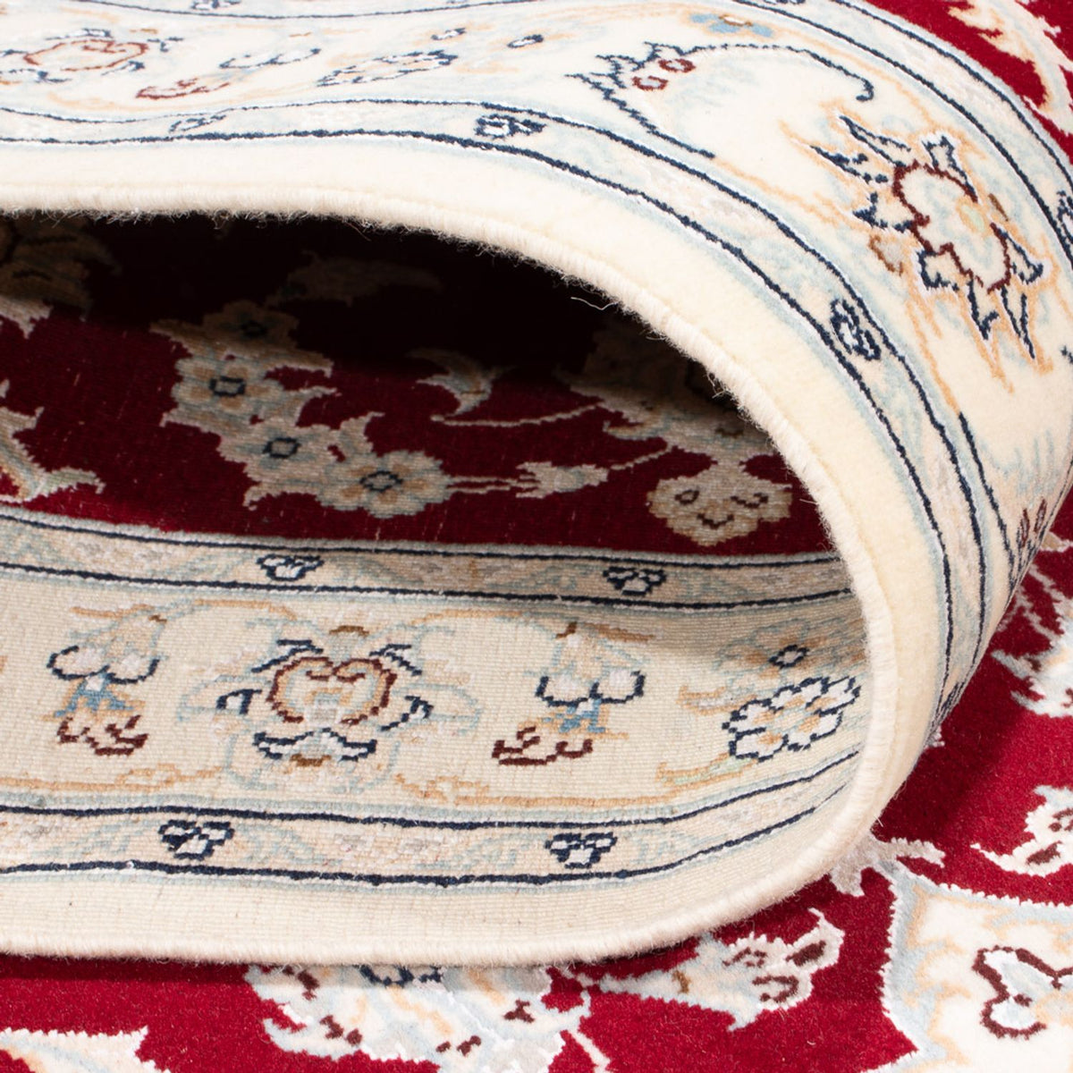 Runner Perser Rug - Nain - Premium - 351 x 85 cm - red