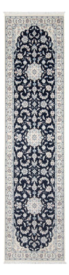 Runner Perser Rug - Nain - Premium - 296 x 81 cm - dark blue