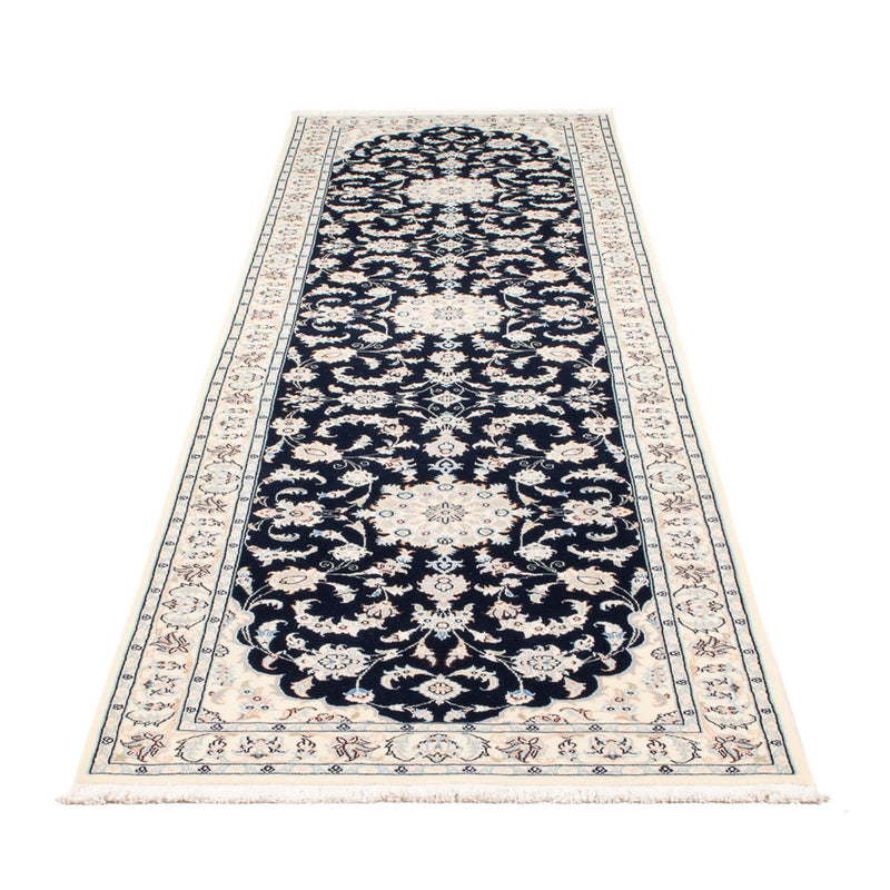 Runner Perser Rug - Nain - Premium - 296 x 81 cm - dark blue