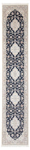 Runner Perser Rug - Nain - Premium - 400 x 90 cm - dark blue