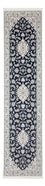 Runner Perser Rug - Nain - Premium - 300 x 80 cm - dark blue
