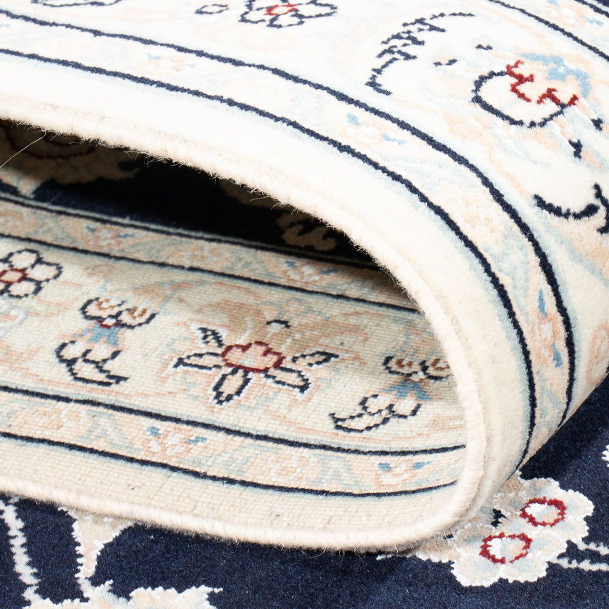 Runner Perser Rug - Nain - Premium - 290 x 81 cm - dark blue