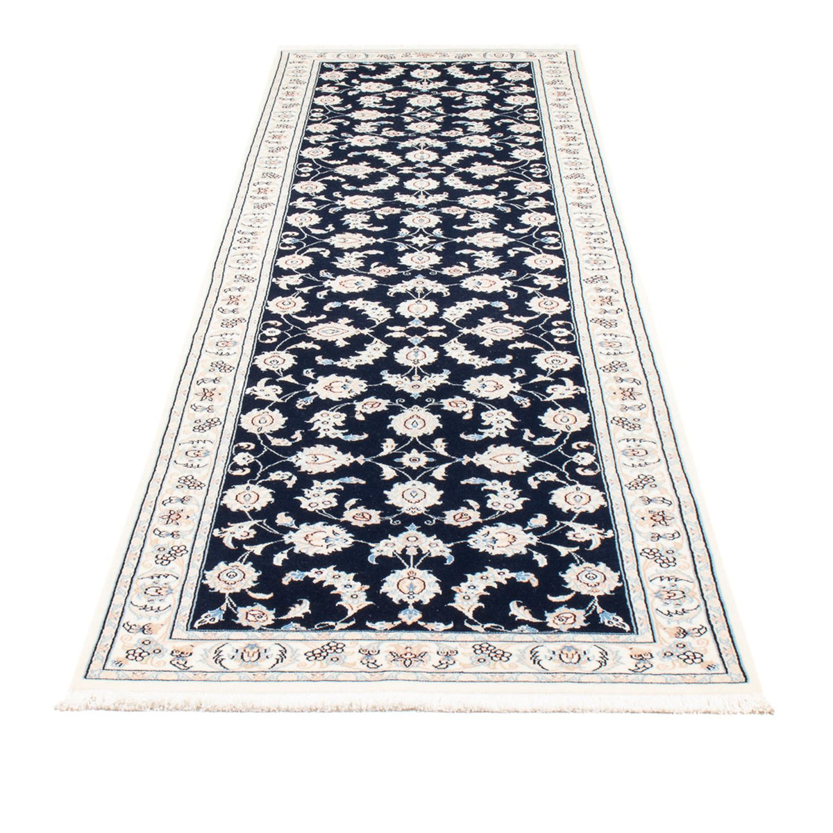 Runner Perser Rug - Nain - Premium - 290 x 81 cm - dark blue