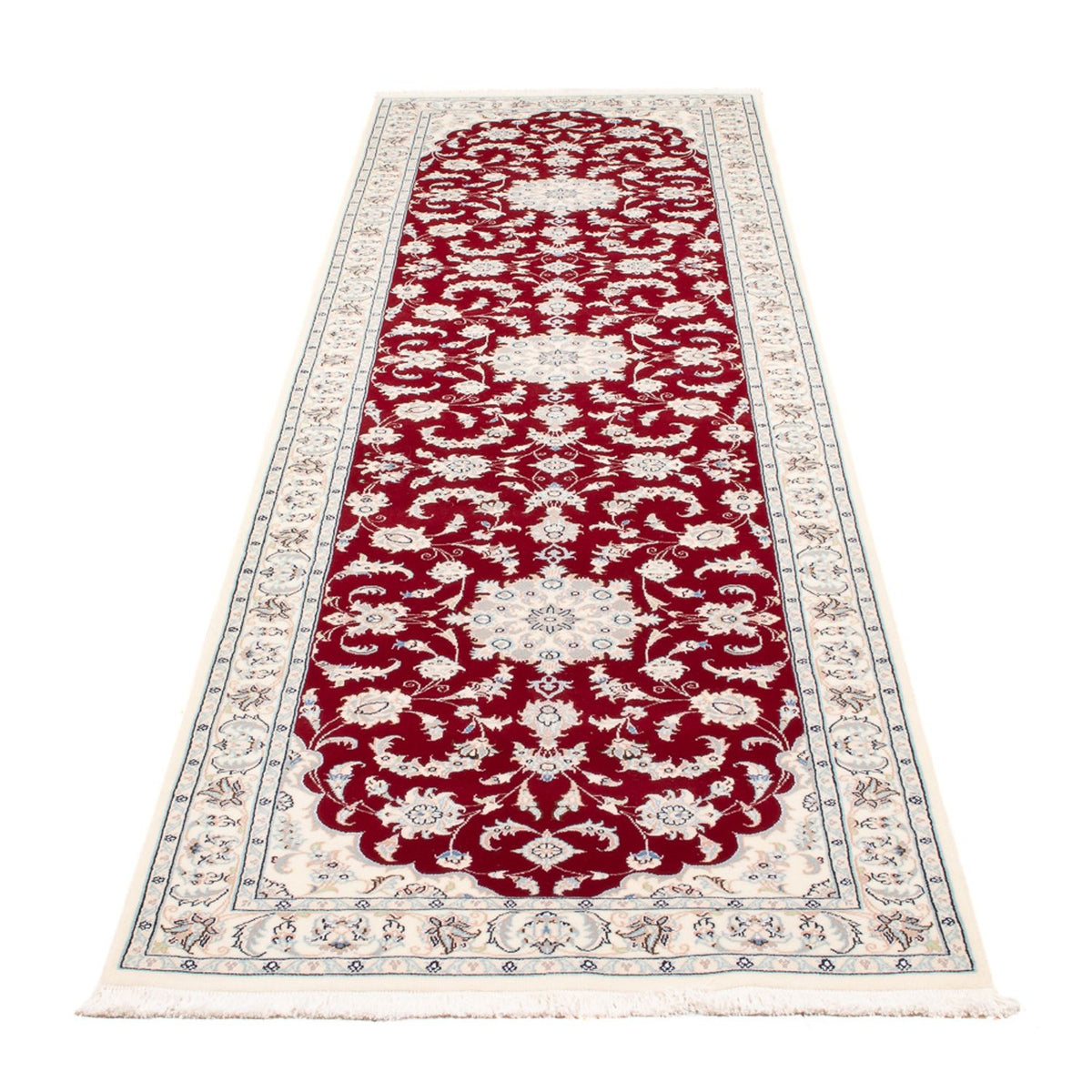Runner Perser Rug - Nain - Premium - 297 x 81 cm - red