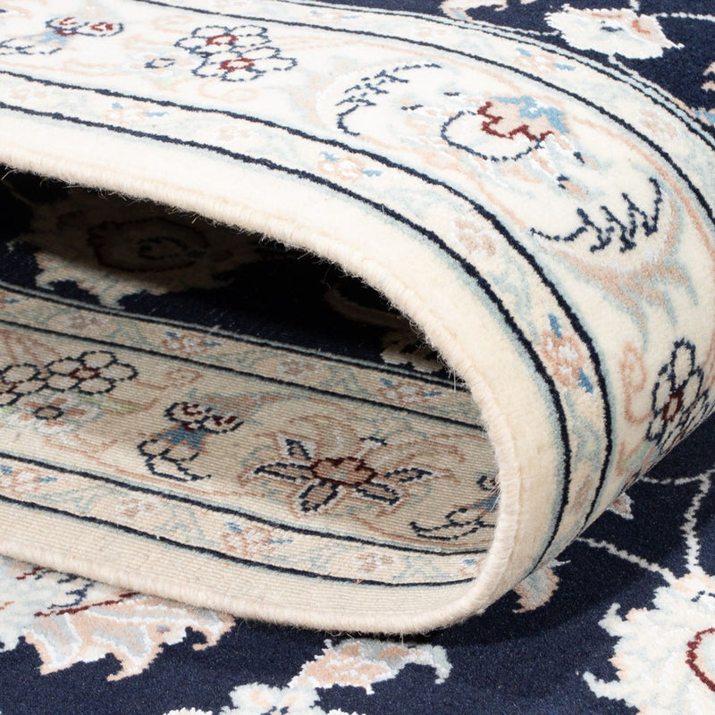 Runner Perser Rug - Nain - Premium - 302 x 80 cm - dark blue