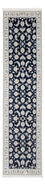 Runner Perser Rug - Nain - Premium - 302 x 82 cm - dark blue