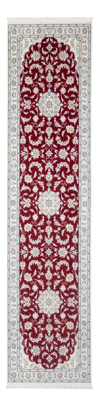 Runner Perser Rug - Nain - Premium - 302 x 82 cm - red