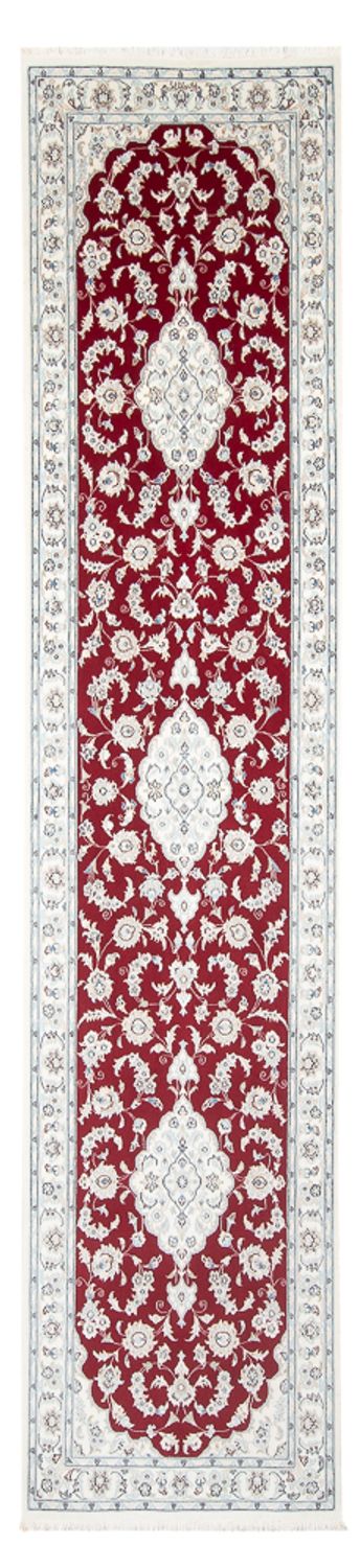 Runner Perser Rug - Nain - Premium - 354 x 86 cm - red