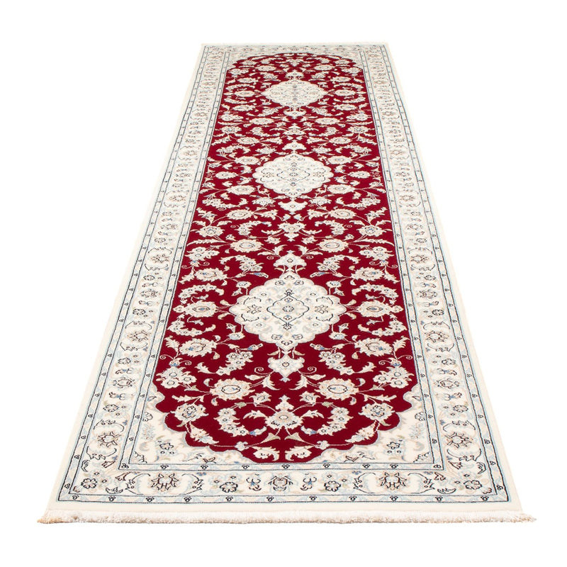 Runner Perser Rug - Nain - Premium - 354 x 86 cm - red