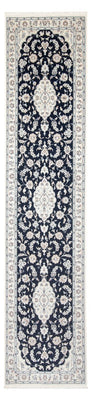 Runner Perser Rug - Nain - Premium - 344 x 90 cm - dark blue
