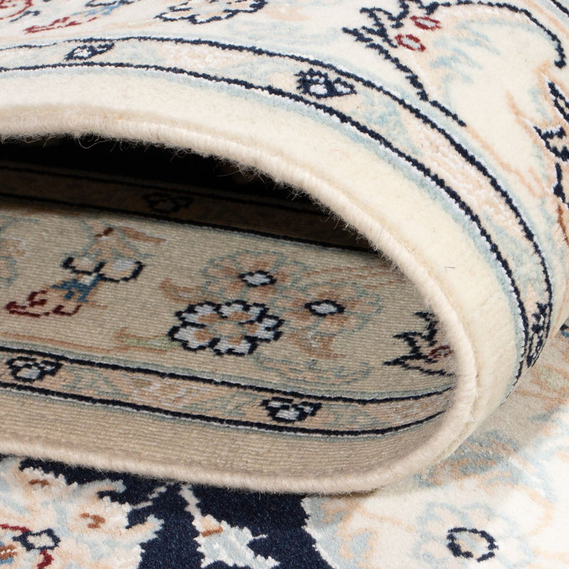 Runner Perser Rug - Nain - Premium - 344 x 90 cm - dark blue