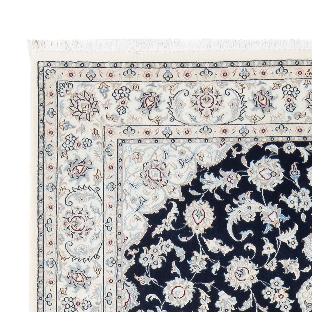 Perser Rug - Nain - Premium - 200 x 150 cm - dark blue