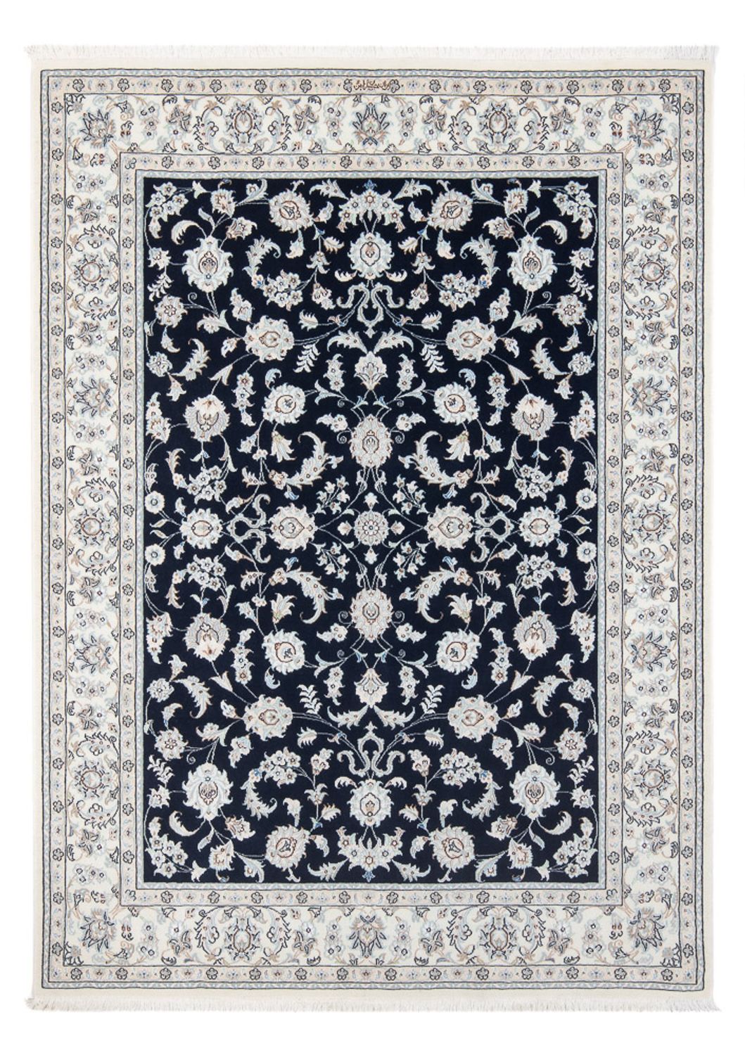 Perser Rug - Nain - Premium - 203 x 150 cm - dark blue