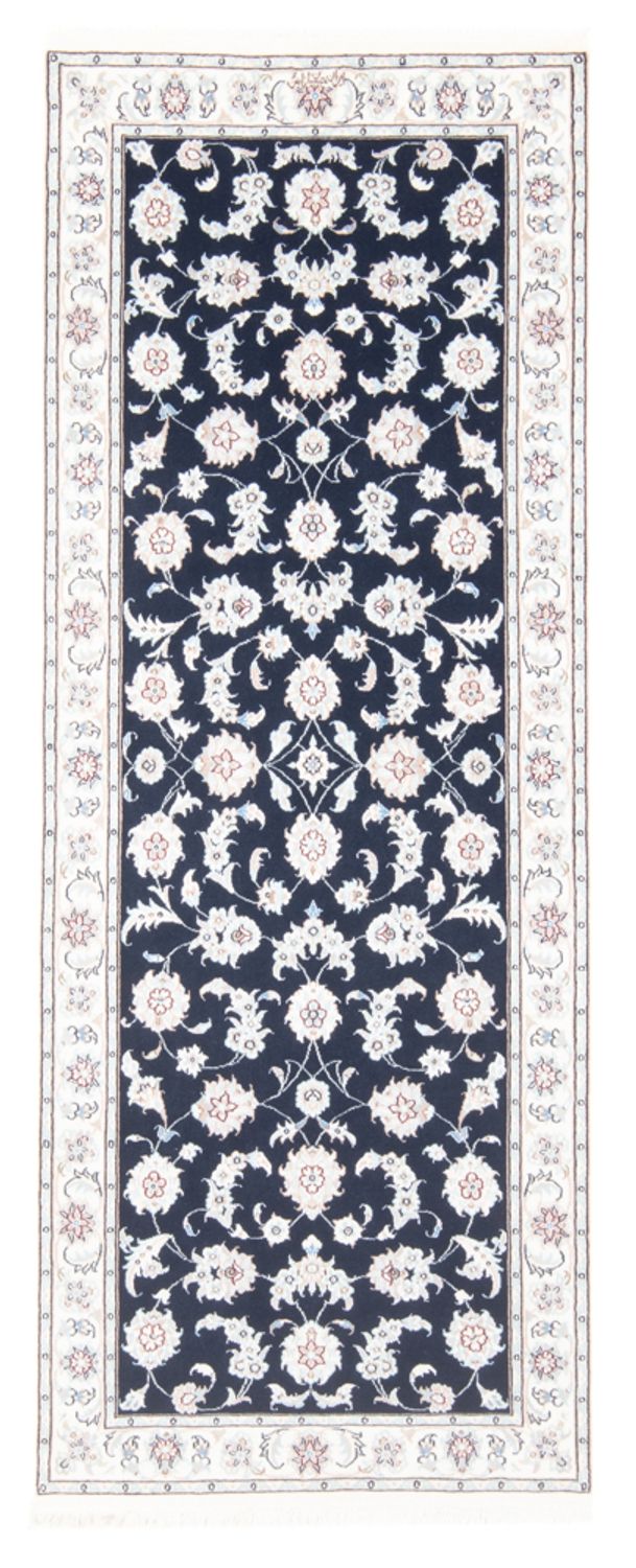 Runner Perser Rug - Nain - Royal - 197 x 80 cm - dark blue