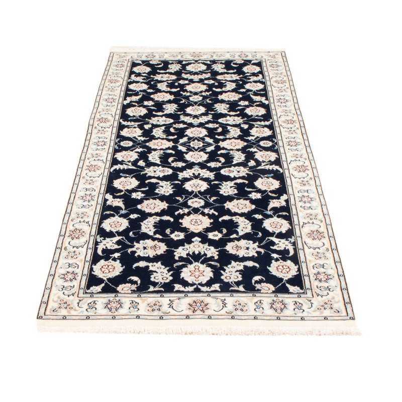 Runner Perser Rug - Nain - Royal - 197 x 80 cm - dark blue