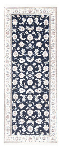 Runner Perser Rug - Nain - Royal - 194 x 80 cm - dark blue