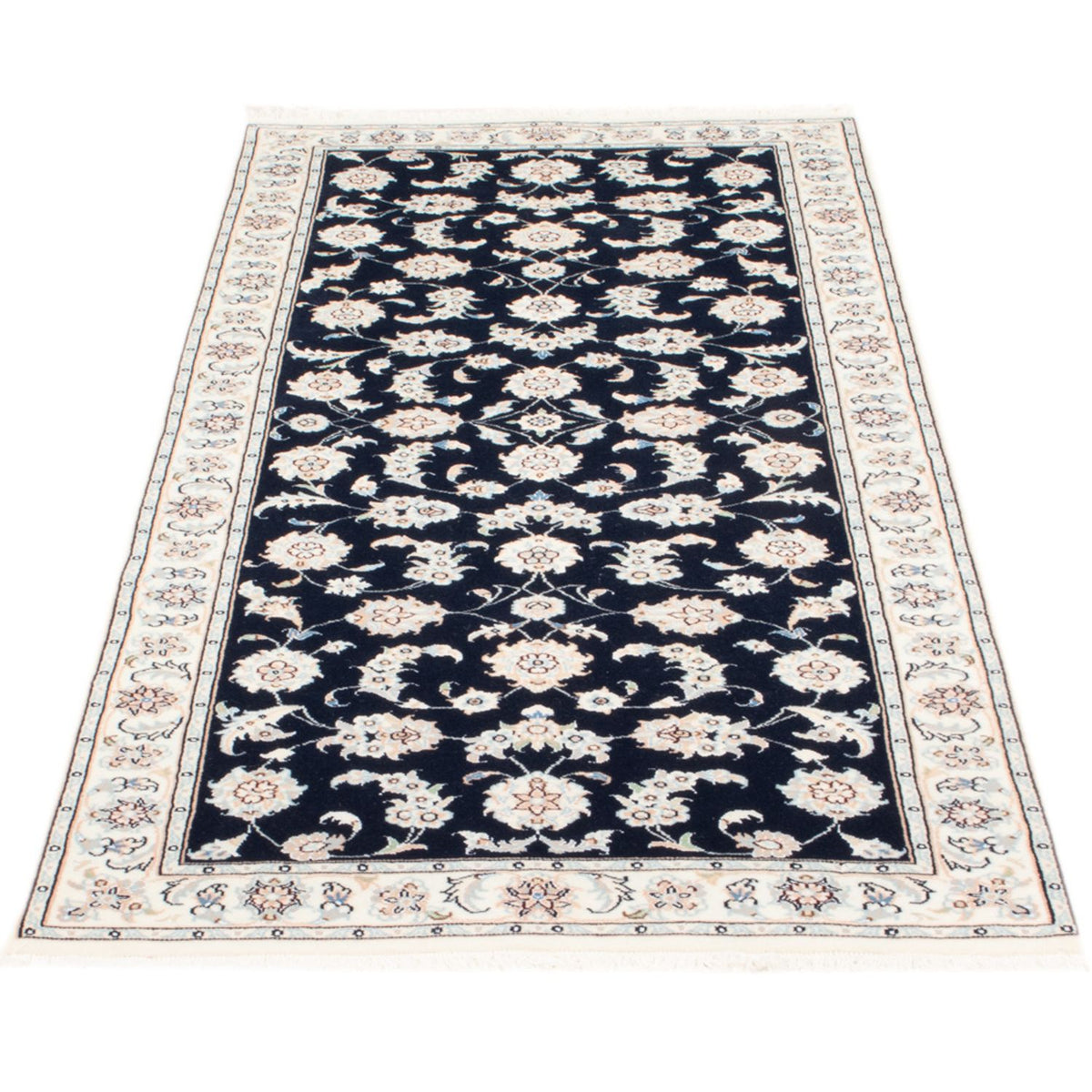 Runner Perser Rug - Nain - Royal - 194 x 80 cm - dark blue